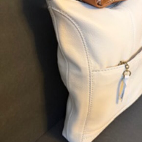 NWT The Sak Women's Lucia Leather Crossbody Bag in Stone - Picture 4 of 10